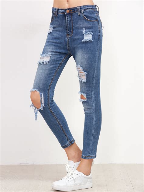 ripped jeans shein